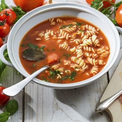  La Soupe de Pâtes à la Tomate au Parmesan: Un Délice Umami et un Splendide Mélange de Saveurs Confortantes!