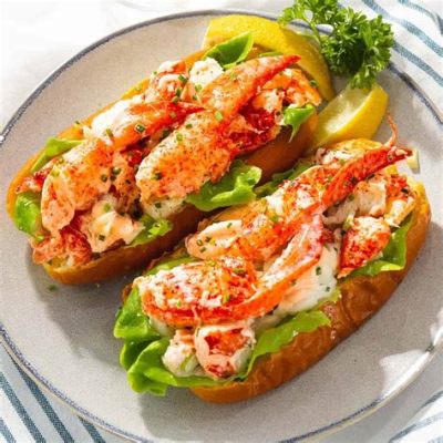 Le Lobster Roll: Une explosion de saveurs marines dans un pain brioché doré !